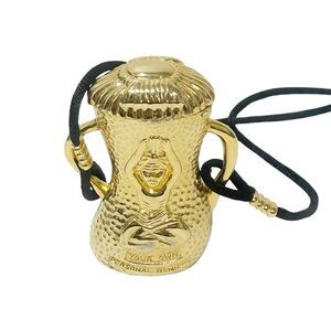 Unique Coro Gold Tone Necklace Your‎ Own Personal Genie Bobble Metal